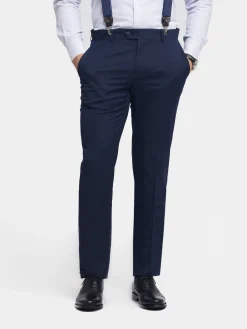 Trajes|Trajes<Alvaro Moreno PANTALON TWILL Azul Marino