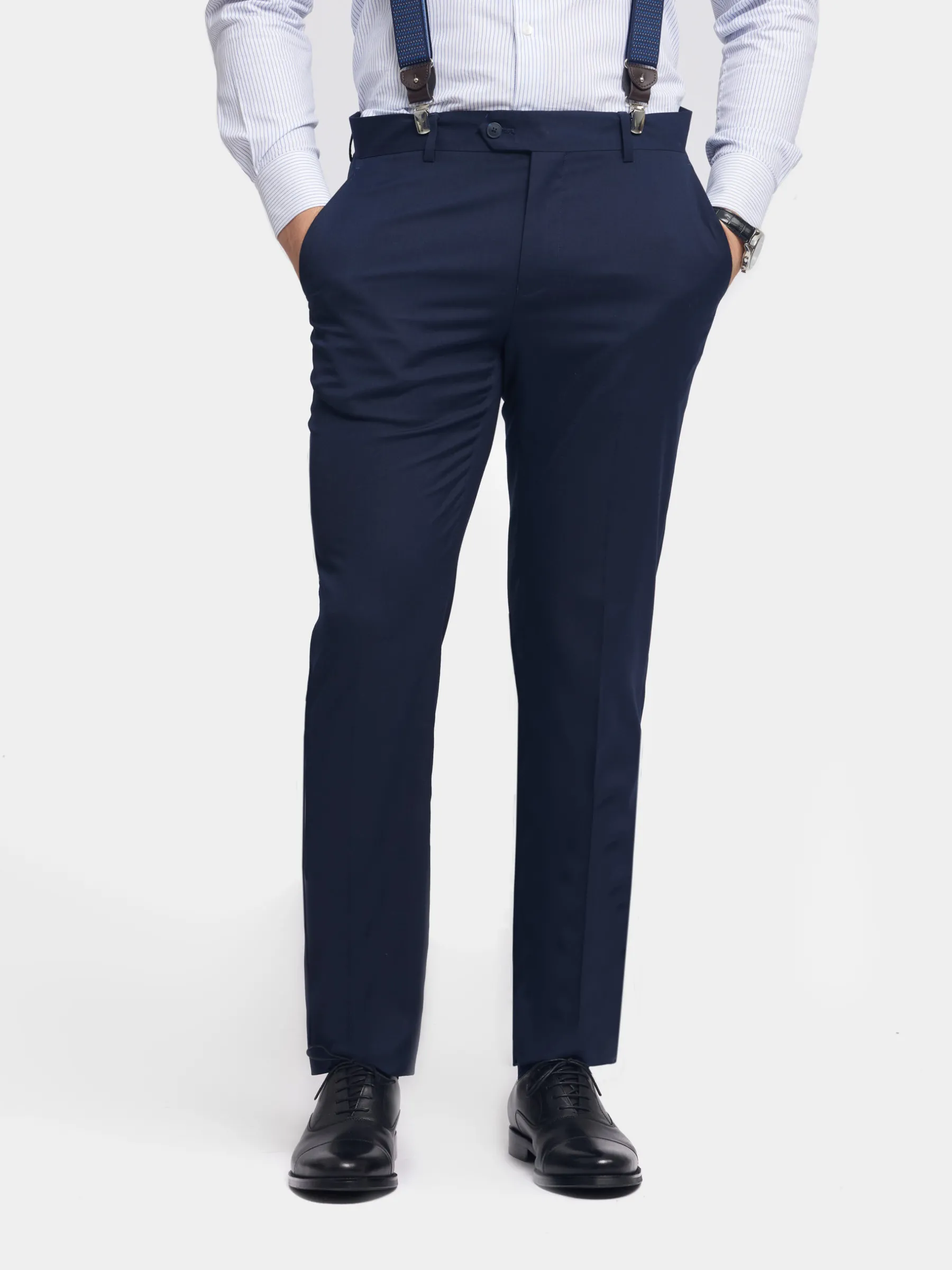 Trajes|Trajes<Alvaro Moreno PANTALON TWILL Azul Marino
