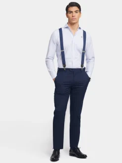 Trajes|Trajes<Alvaro Moreno PANTALON TWILL Azul Marino
