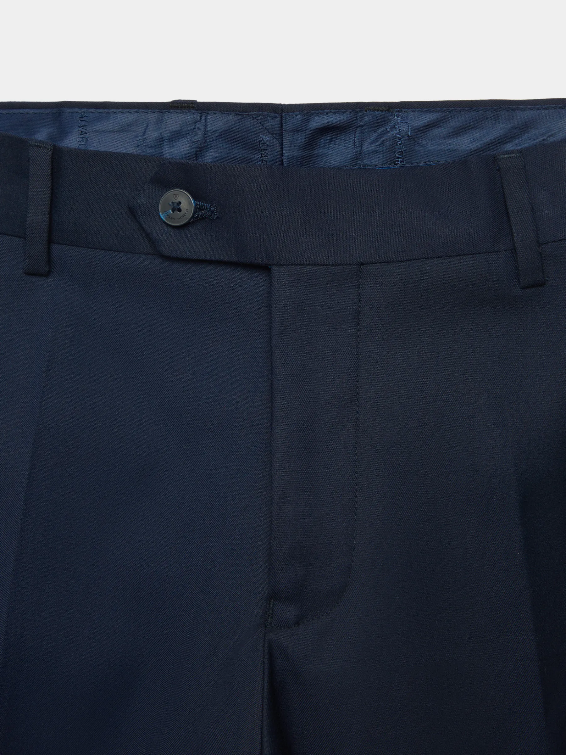 Trajes|Trajes<Alvaro Moreno PANTALON TWILL CRUZADO Azul Marino