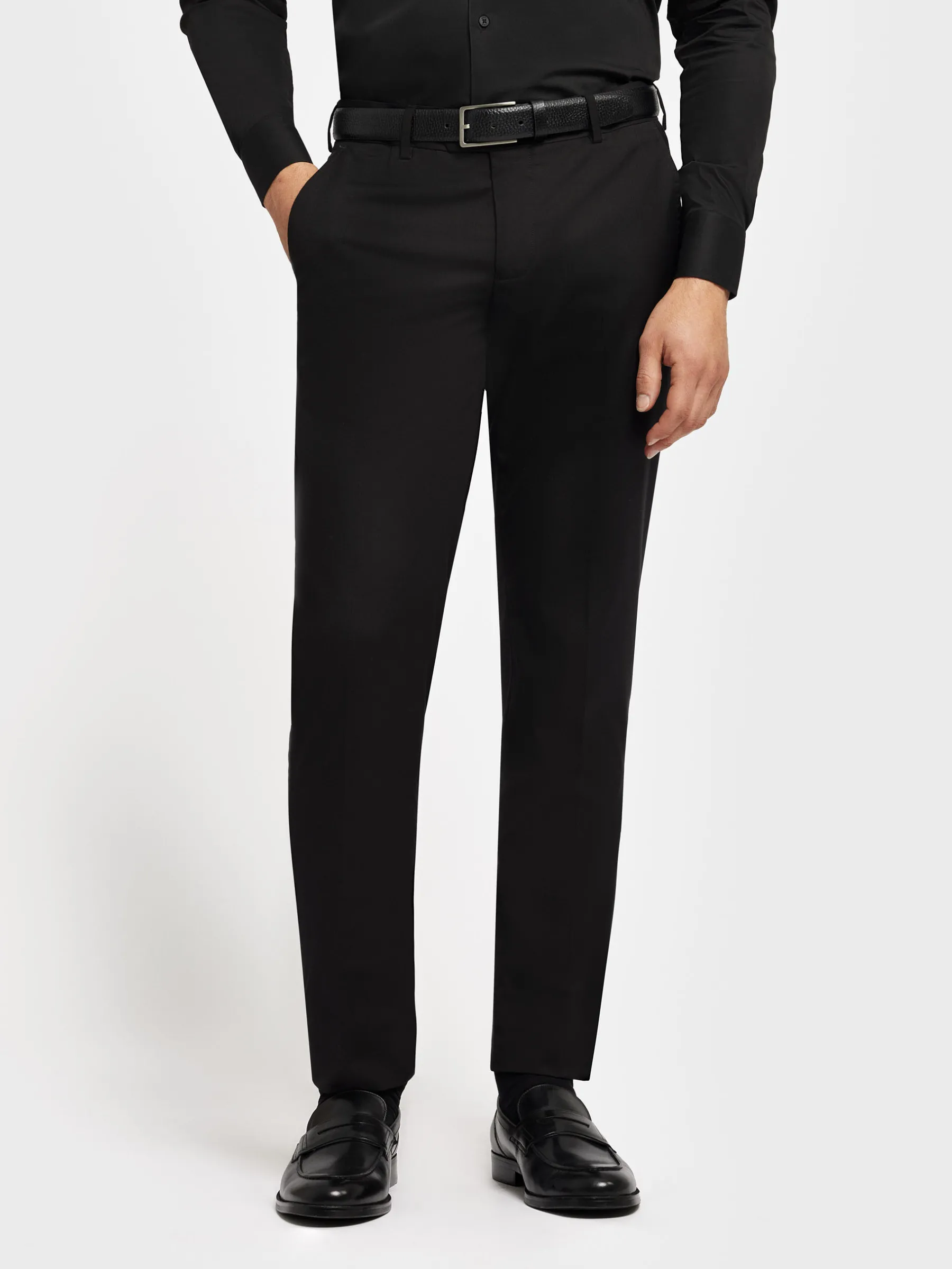 Trajes|Trajes<Alvaro Moreno PANTALON TWILL Negro