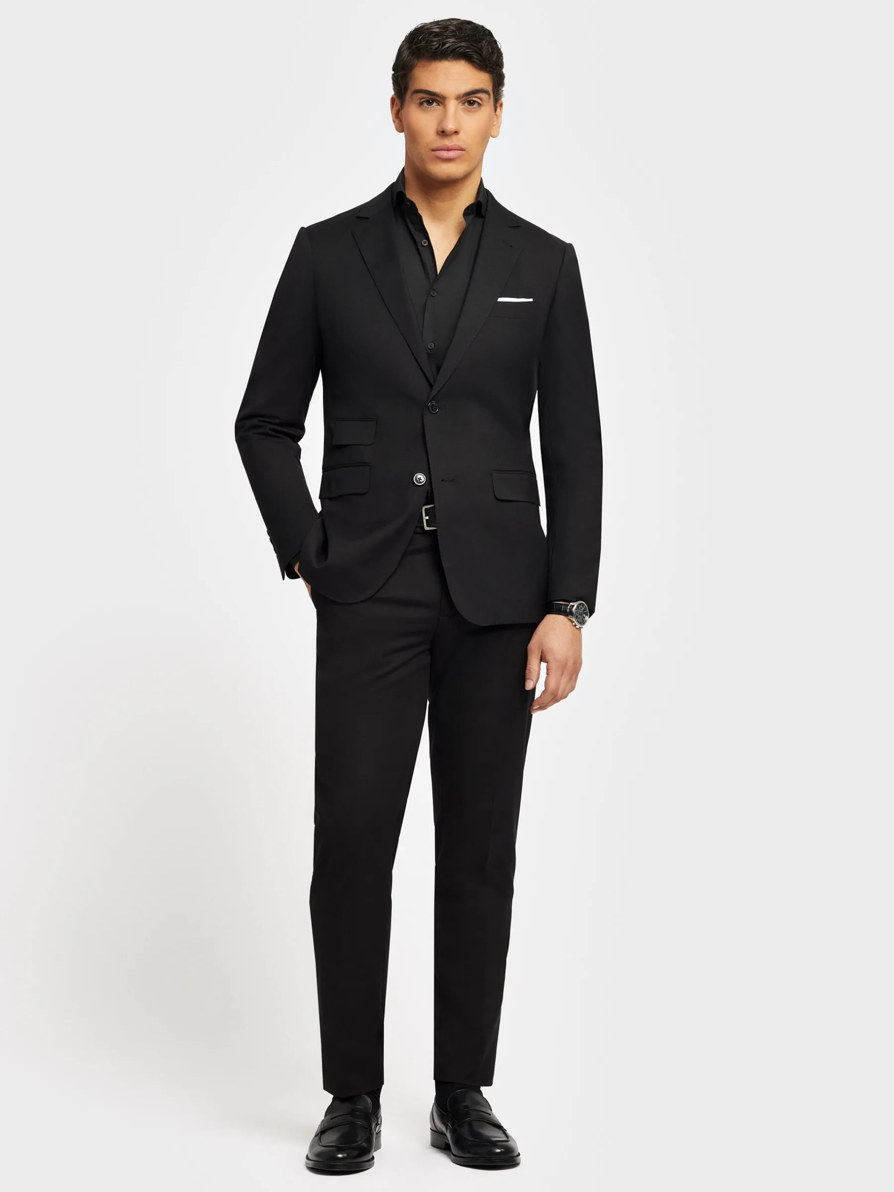 Trajes|Trajes<Alvaro Moreno PANTALON TWILL Negro
