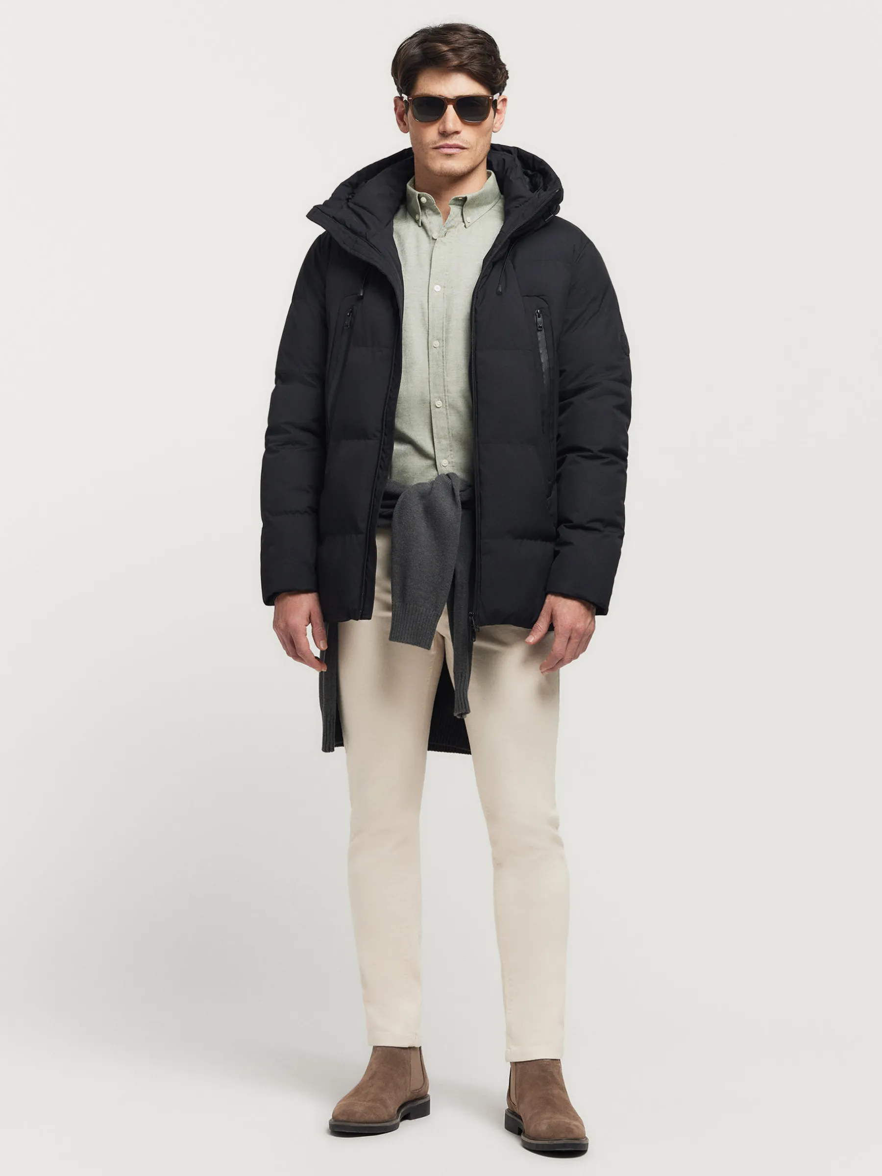 Cazadoras Y Parkas<Alvaro Moreno PARKA COMFORT Negro