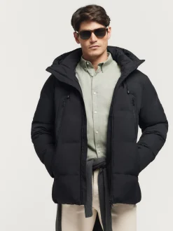 Cazadoras Y Parkas<Alvaro Moreno PARKA COMFORT Negro