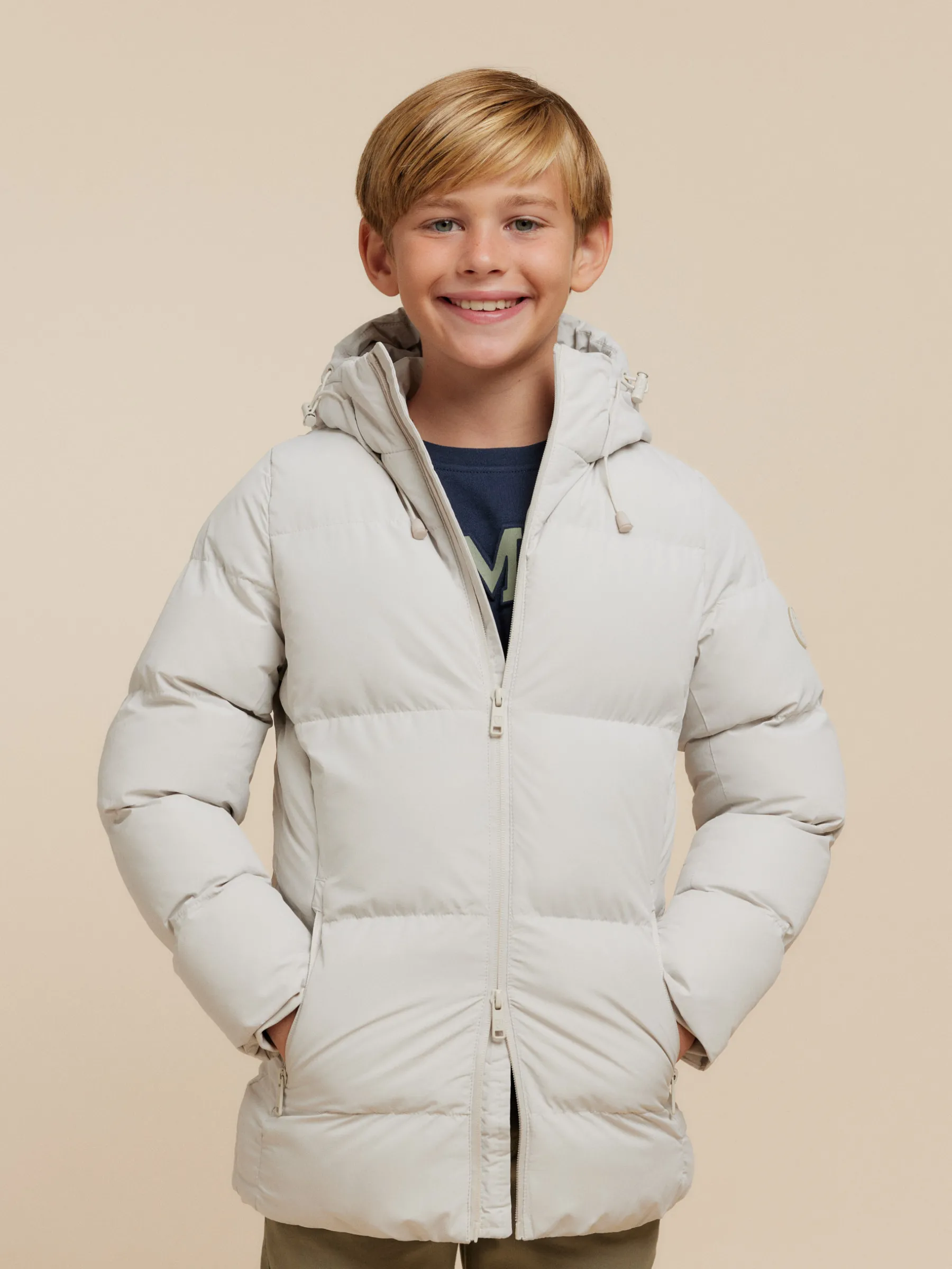 Cazadoras Y Chalecos<Alvaro Moreno PARKA SKYWEAR KIDS Crudo