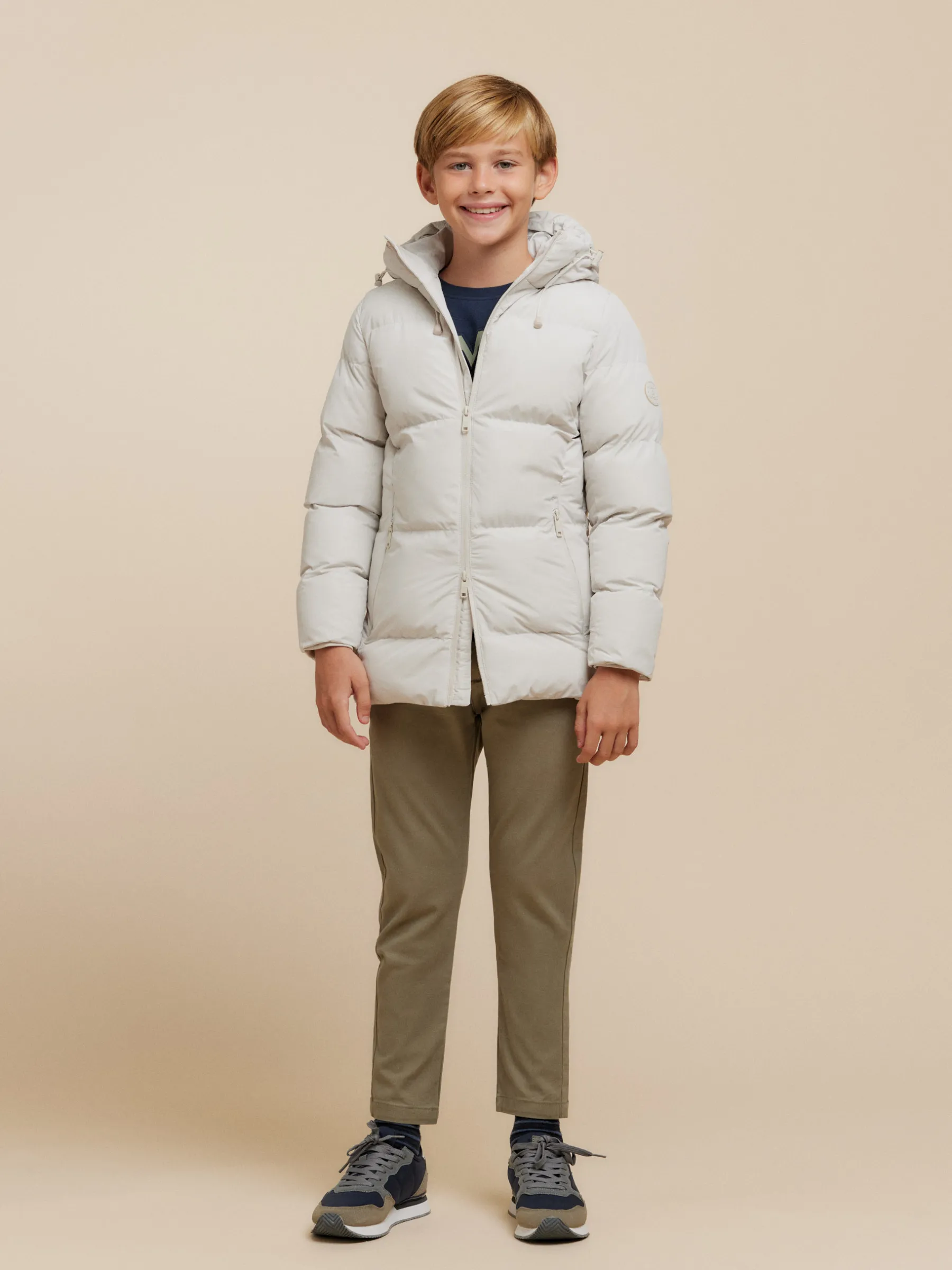 Cazadoras Y Chalecos<Alvaro Moreno PARKA SKYWEAR KIDS Crudo