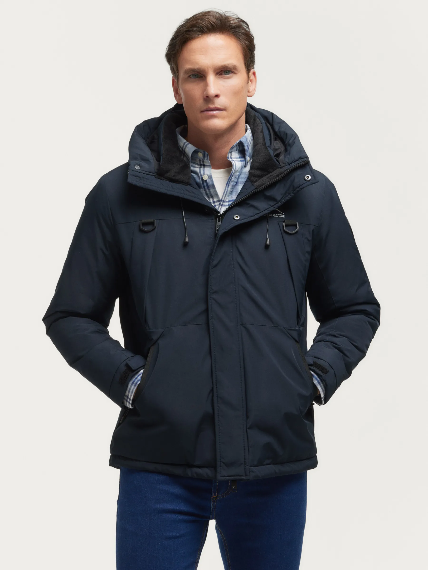 Cazadoras Y Parkas<Alvaro Moreno PARKA TREKKING Azul Marino