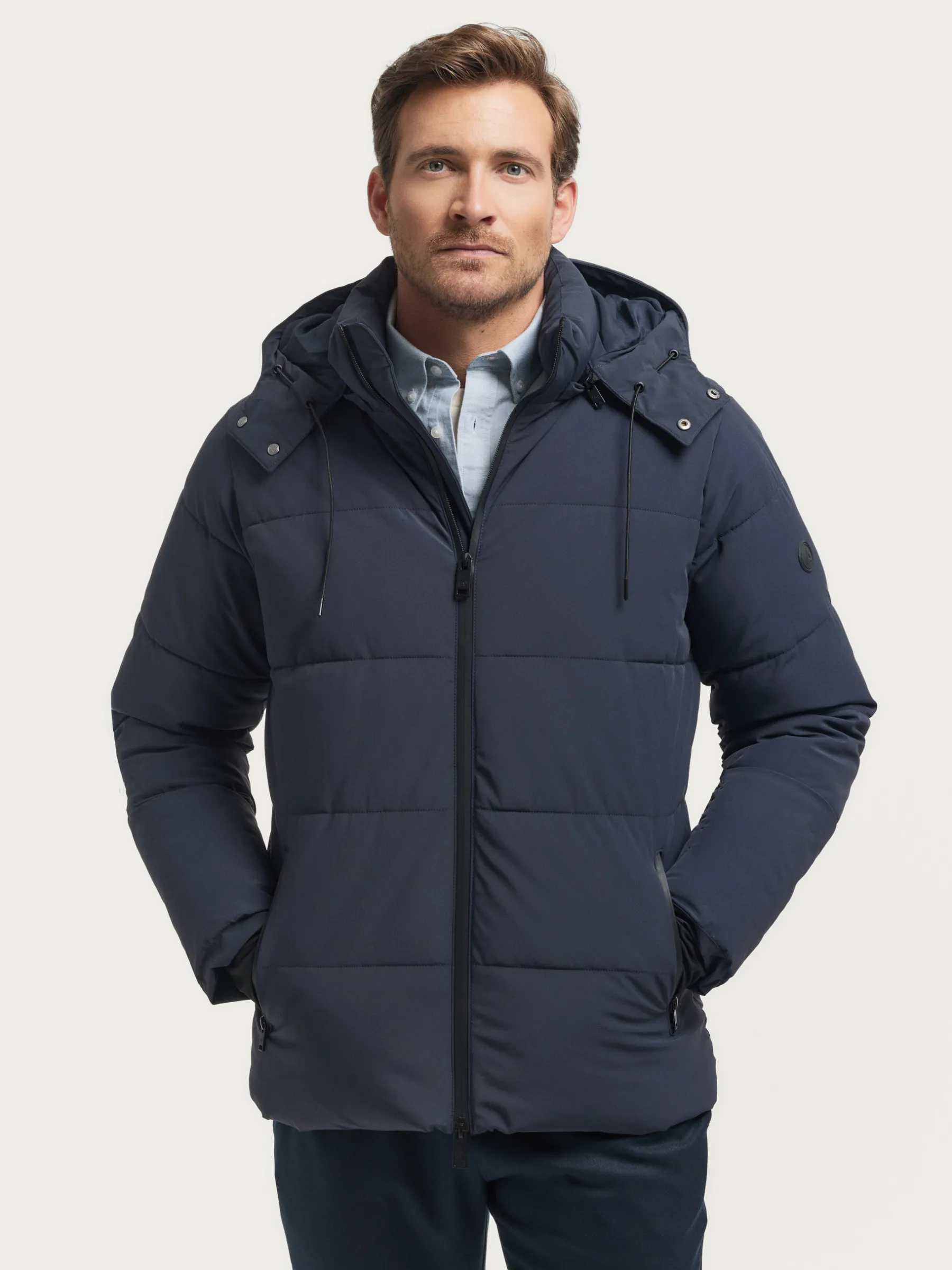 Cazadoras Y Parkas<Alvaro Moreno PARKA ZOE Azul Marino