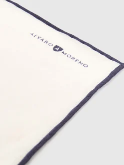 Pañuelos|Pañuelos<Alvaro Moreno PAÑUELO LINO Azul Marino