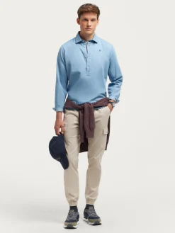 Poleras|Casual<Alvaro Moreno POLERA DENIM Celeste