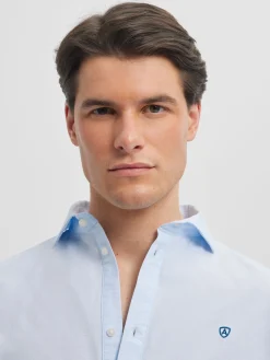 Casual<Alvaro Moreno POLERA PIN POINT Celeste