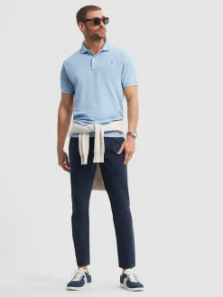Polos Y Poleras<Alvaro Moreno POLO BASIC Celeste