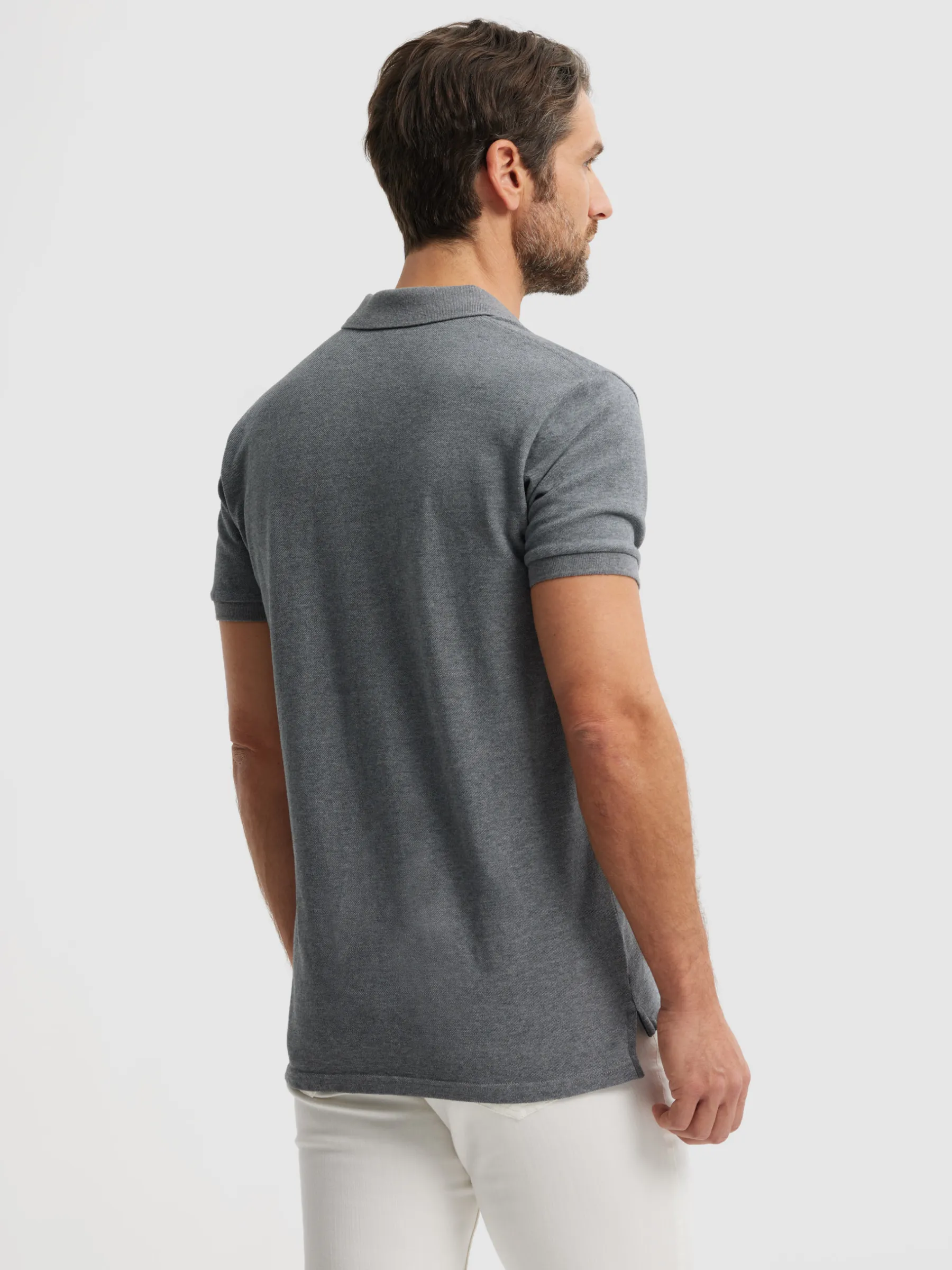 Polos Y Poleras<Alvaro Moreno POLO BASIC Gris