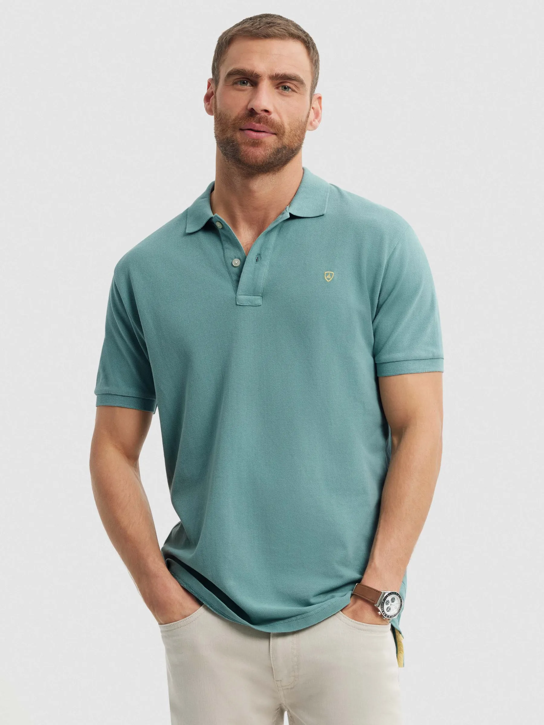 Polos Y Poleras<Alvaro Moreno POLO BASIC Verde