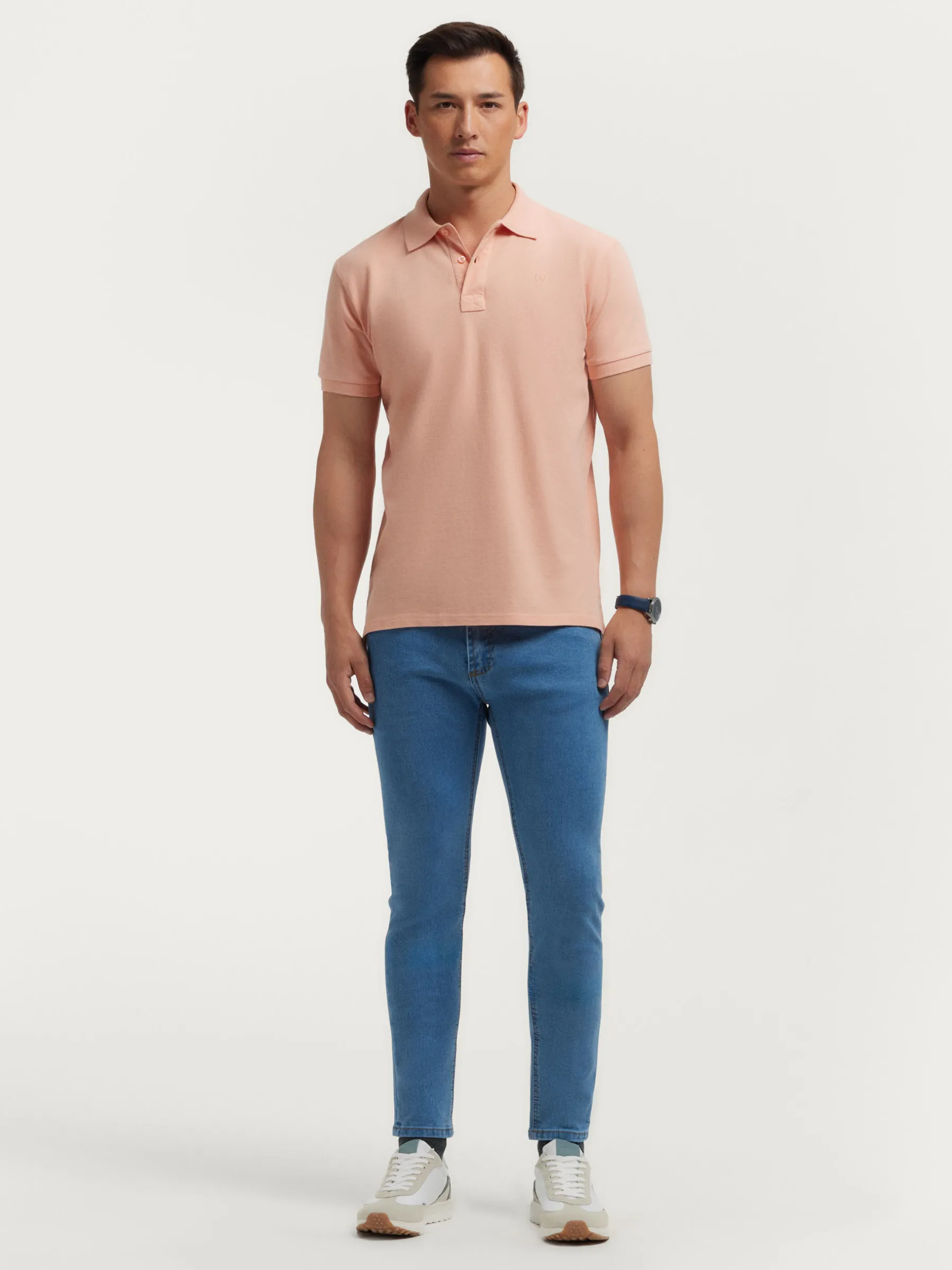 Polos Y Poleras<Alvaro Moreno POLO SCOOBY SALMÓN Salmón