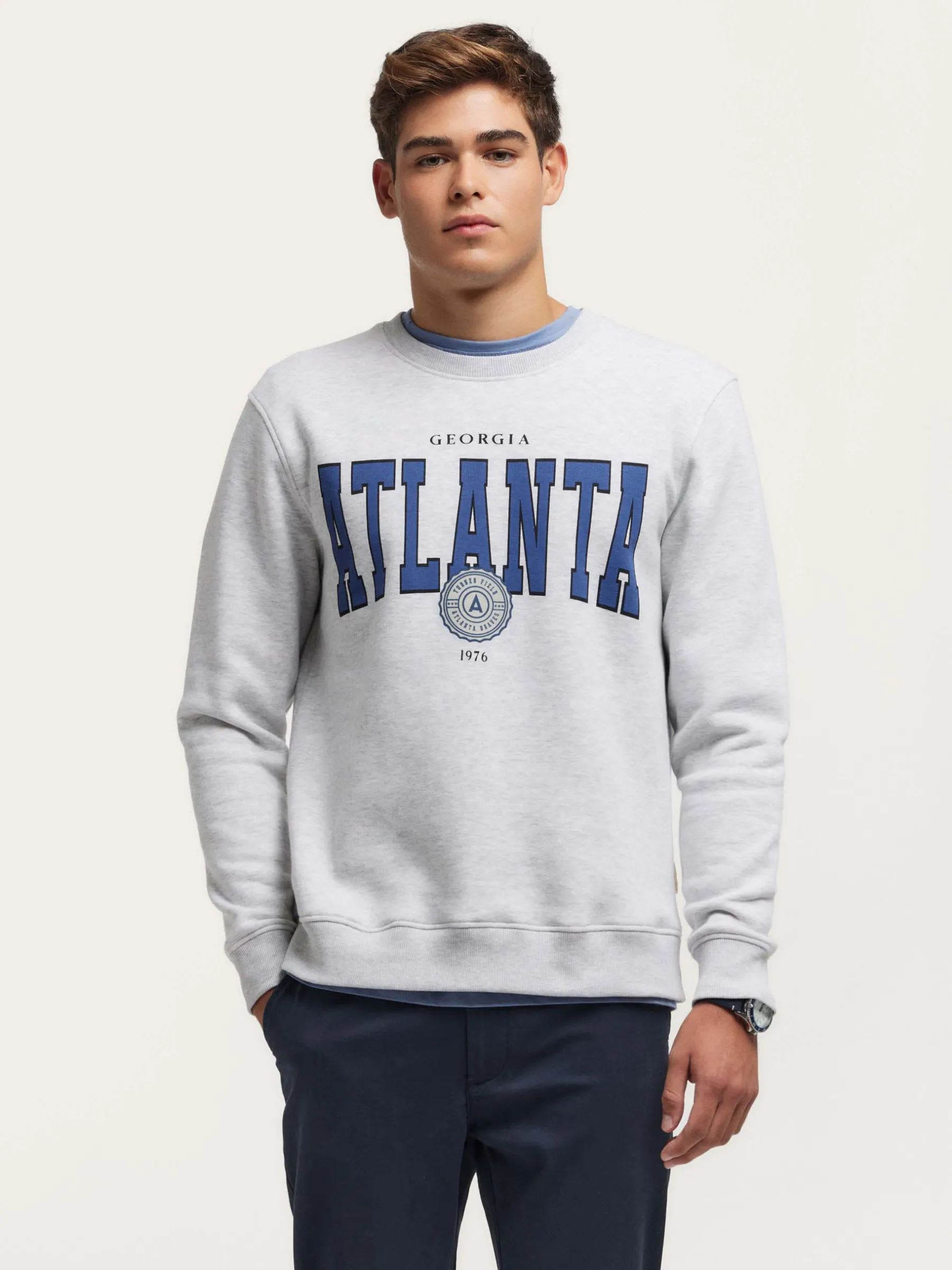 Teen|Sudaderas<Alvaro Moreno SUDADERA ATLANTA Gris