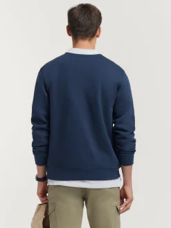 Sudaderas<Alvaro Moreno SUDADERA BASEBALL Azul Marino