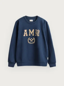 Sudaderas<Alvaro Moreno SUDADERA BASEBALL Azul Marino