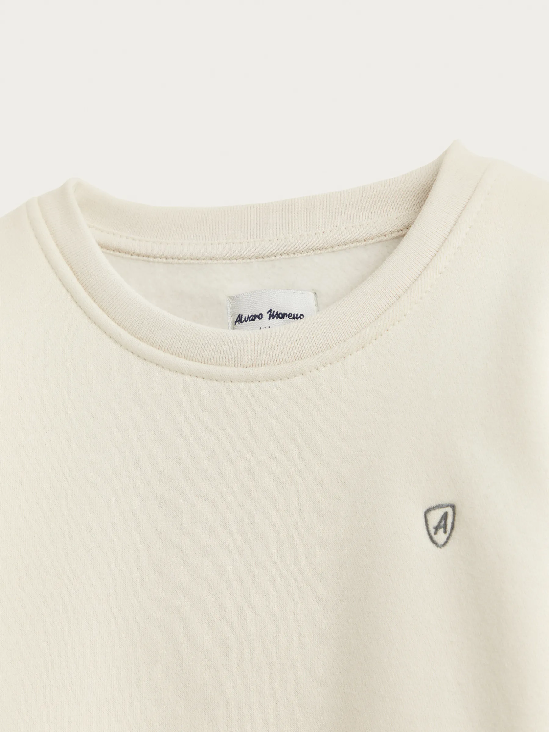 Sudaderas<Alvaro Moreno SUDADERA BASICA KIDS Crudo