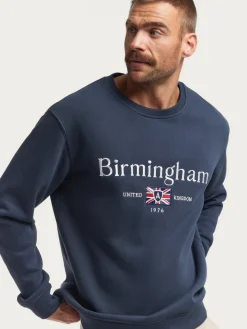 Sudaderas<Alvaro Moreno SUDADERA BIRMINGAHM Azul Marino