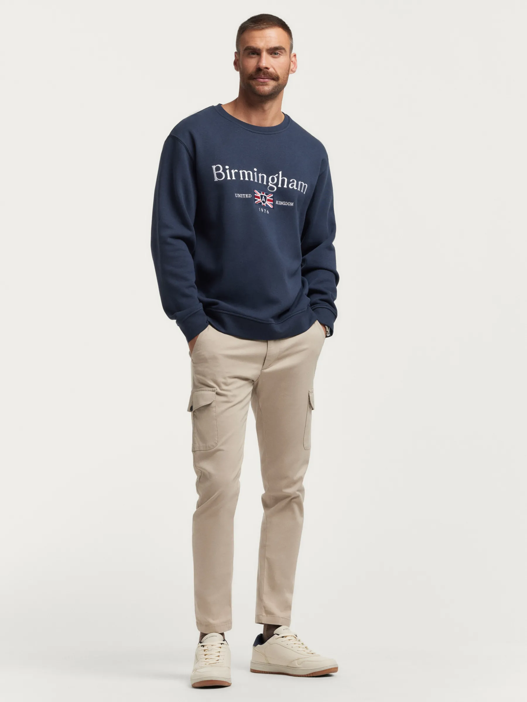 Sudaderas<Alvaro Moreno SUDADERA BIRMINGAHM Azul Marino