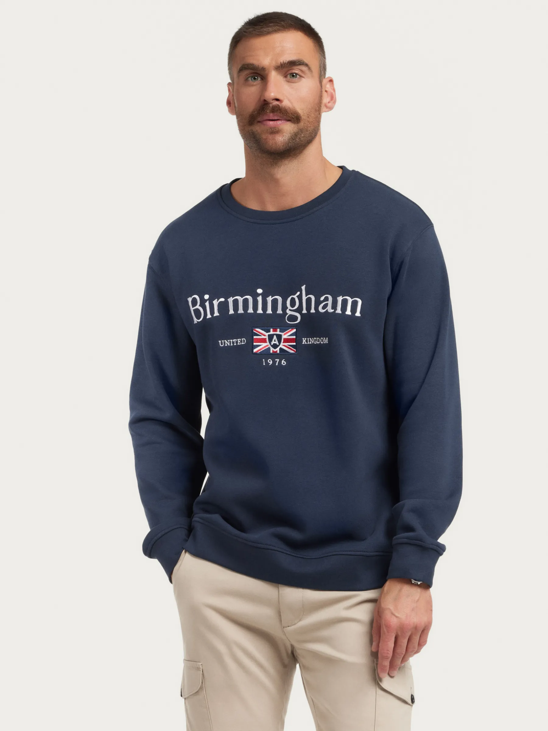 Sudaderas<Alvaro Moreno SUDADERA BIRMINGAHM Azul Marino