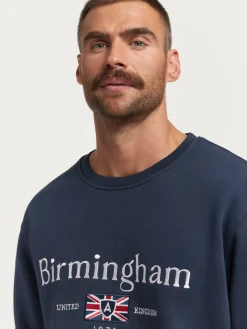 Sudaderas<Alvaro Moreno SUDADERA BIRMINGAHM Azul Marino