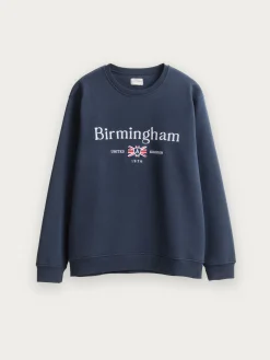 Sudaderas<Alvaro Moreno SUDADERA BIRMINGAHM Azul Marino