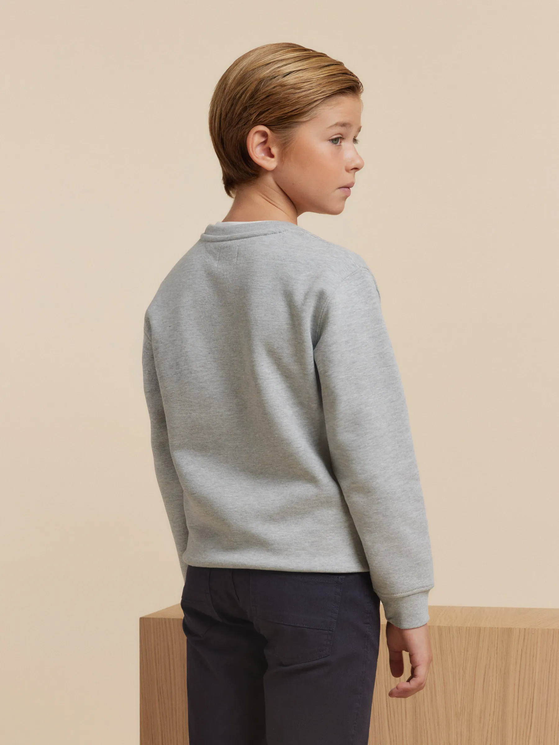 Sudaderas<Alvaro Moreno SUDADERA BROOKLIN KIDS Gris