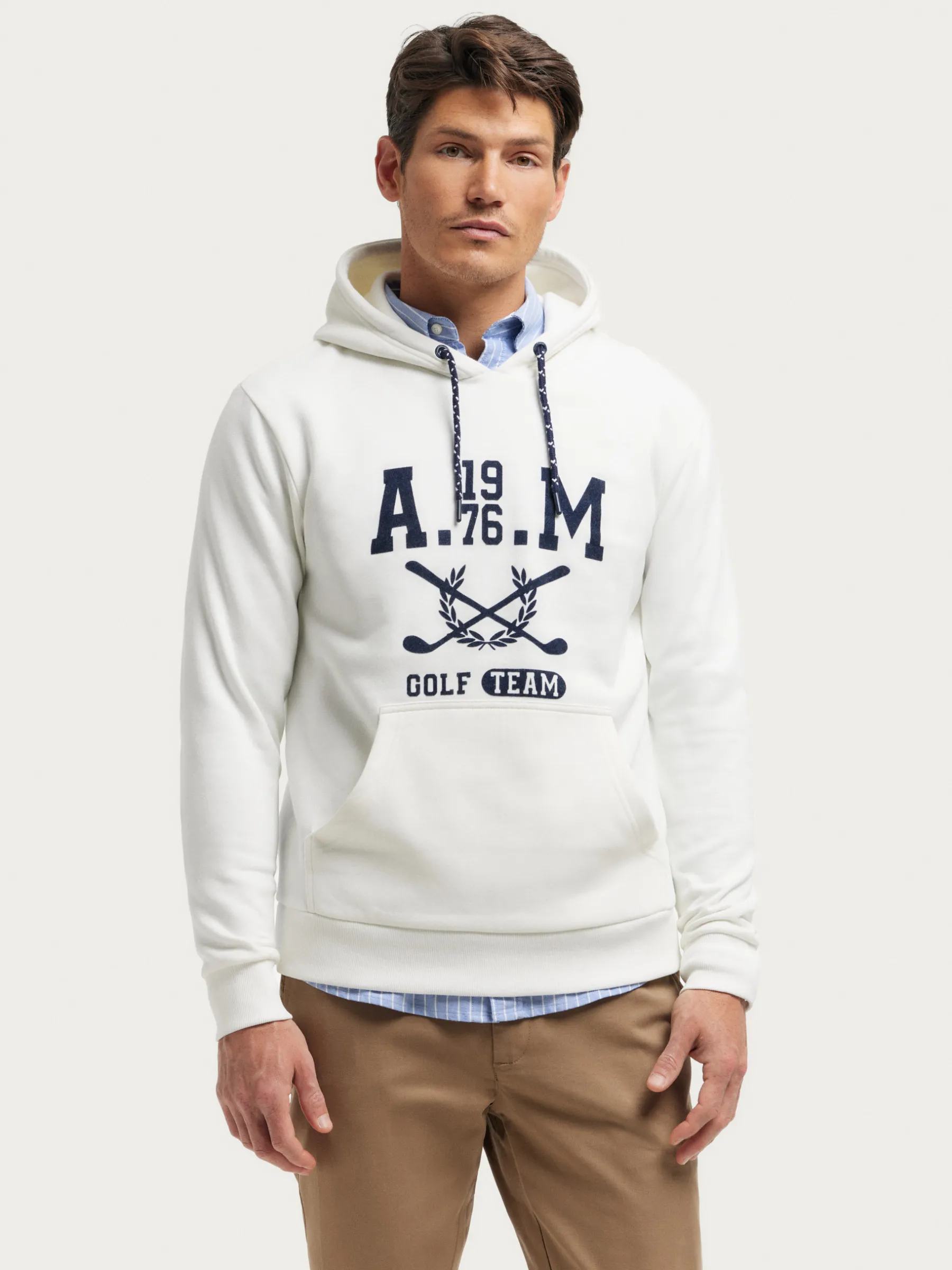 Teen|Sudaderas<Alvaro Moreno SUDADERA GOLF Blanco