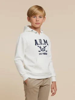 Sudaderas<Alvaro Moreno SUDADERA GOLF KIDS Blanco