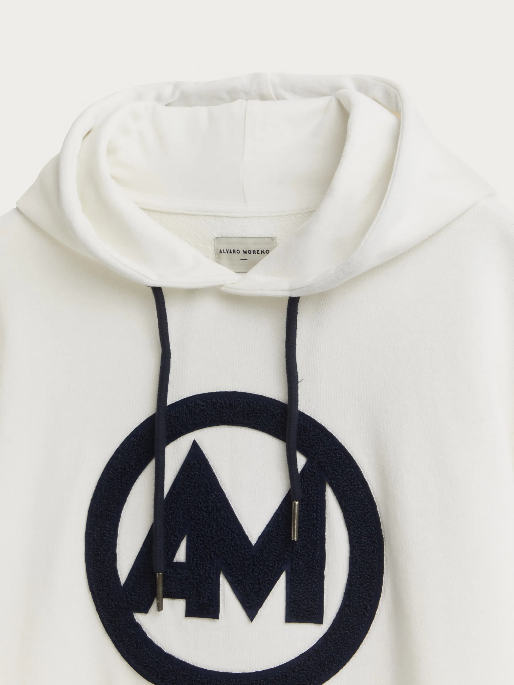 Sudaderas<Alvaro Moreno SUDADERA LOGO Blanco