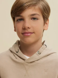 Sudaderas<Alvaro Moreno SUDADERA NELSON KIDS Camel