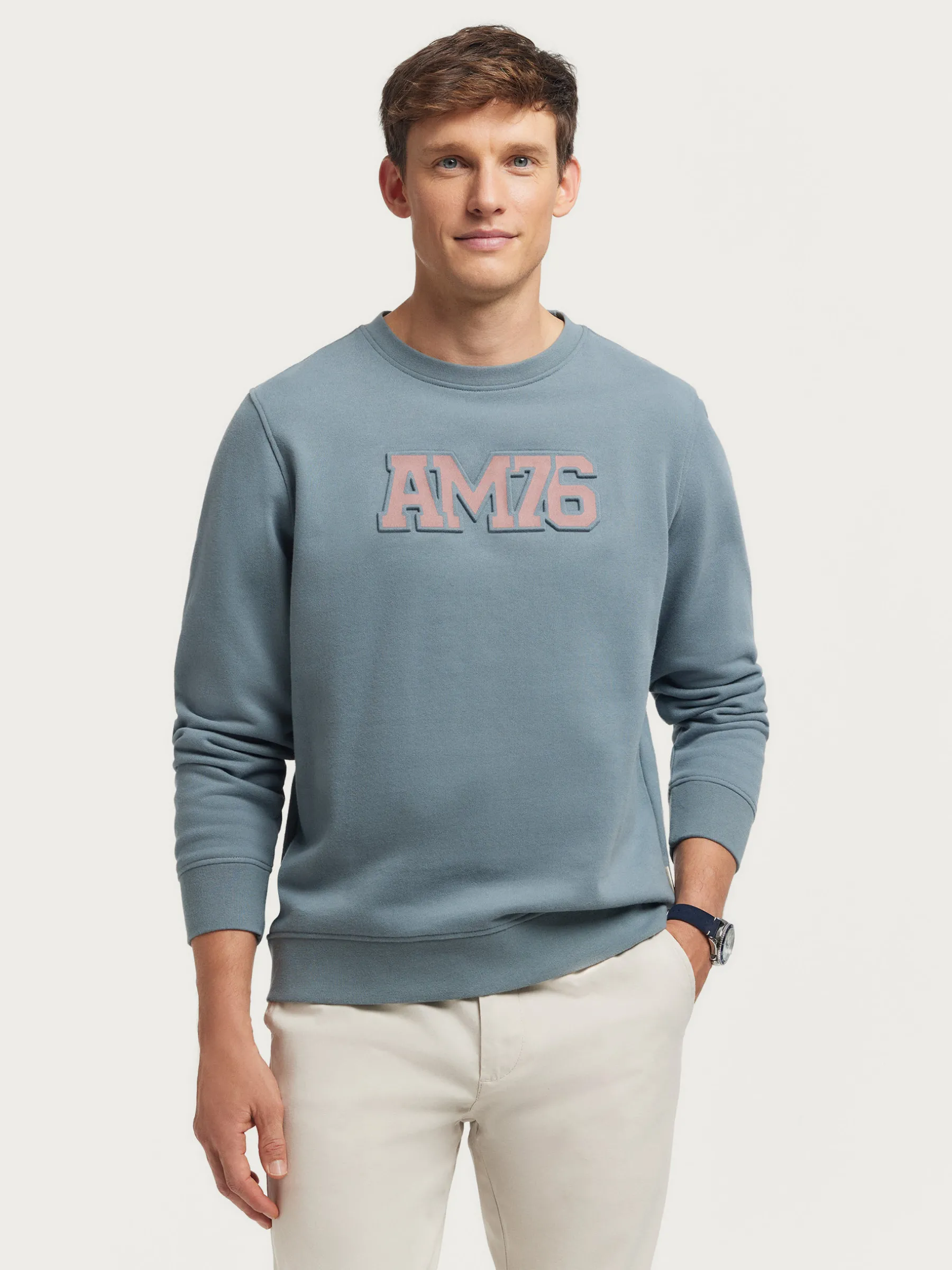 Sudaderas<Alvaro Moreno SUDADERA OFFICIAL Azul