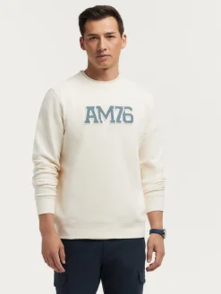 Sudaderas<Alvaro Moreno SUDADERA OFFICIAL Crudo