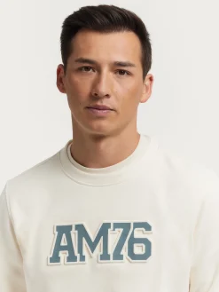 Sudaderas<Alvaro Moreno SUDADERA OFFICIAL Crudo