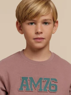 Sudaderas<Alvaro Moreno SUDADERA OFFICIAL KIDS Burdeos