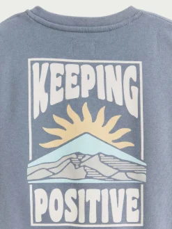 Sudaderas<Alvaro Moreno SUDADERA POSITIVE KIDS Azul