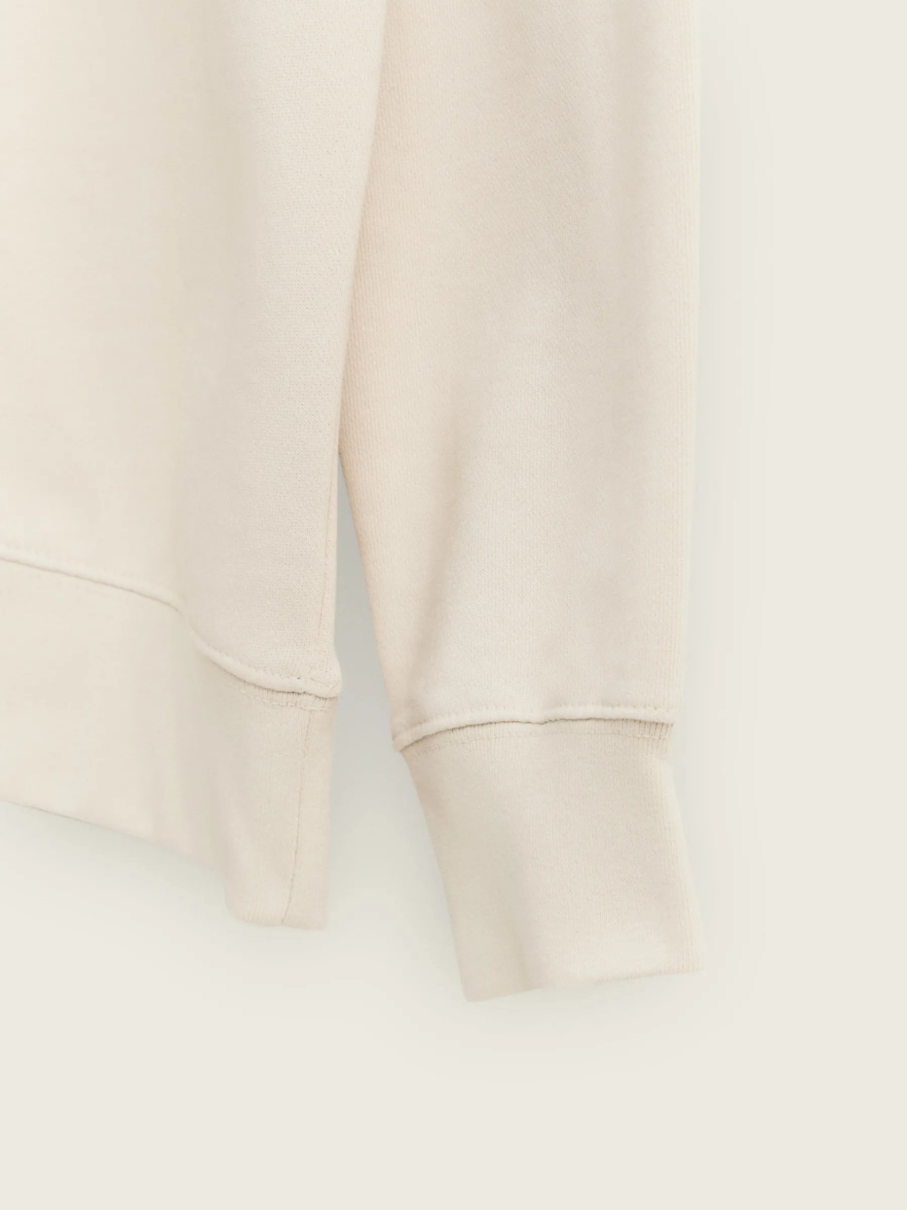 Sudaderas<Alvaro Moreno SUDADERA SINGLE Crudo