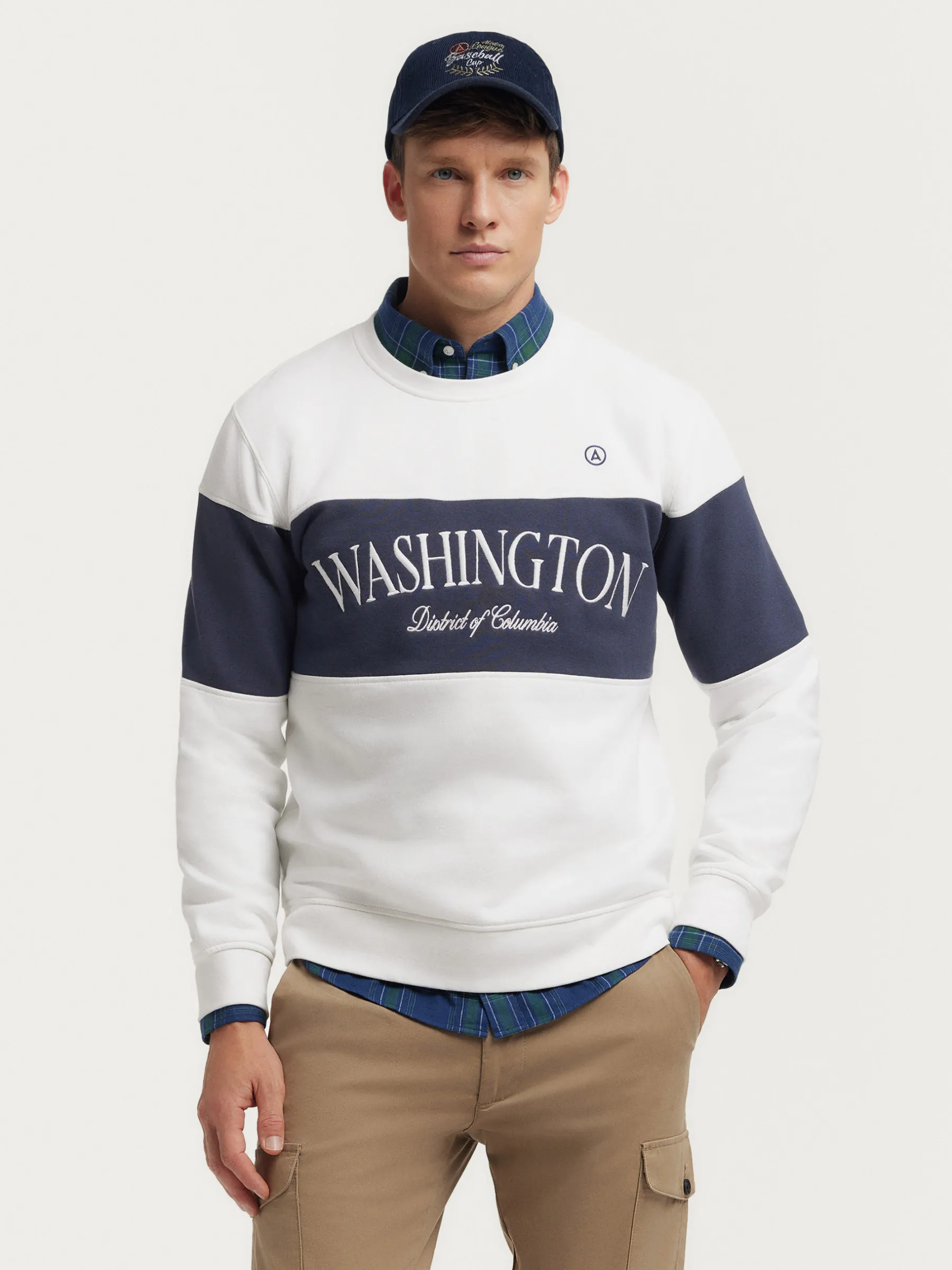 Sudaderas<Alvaro Moreno SUDADERA WASHINGTON Blanco