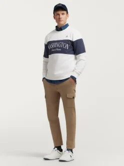 Sudaderas<Alvaro Moreno SUDADERA WASHINGTON Blanco