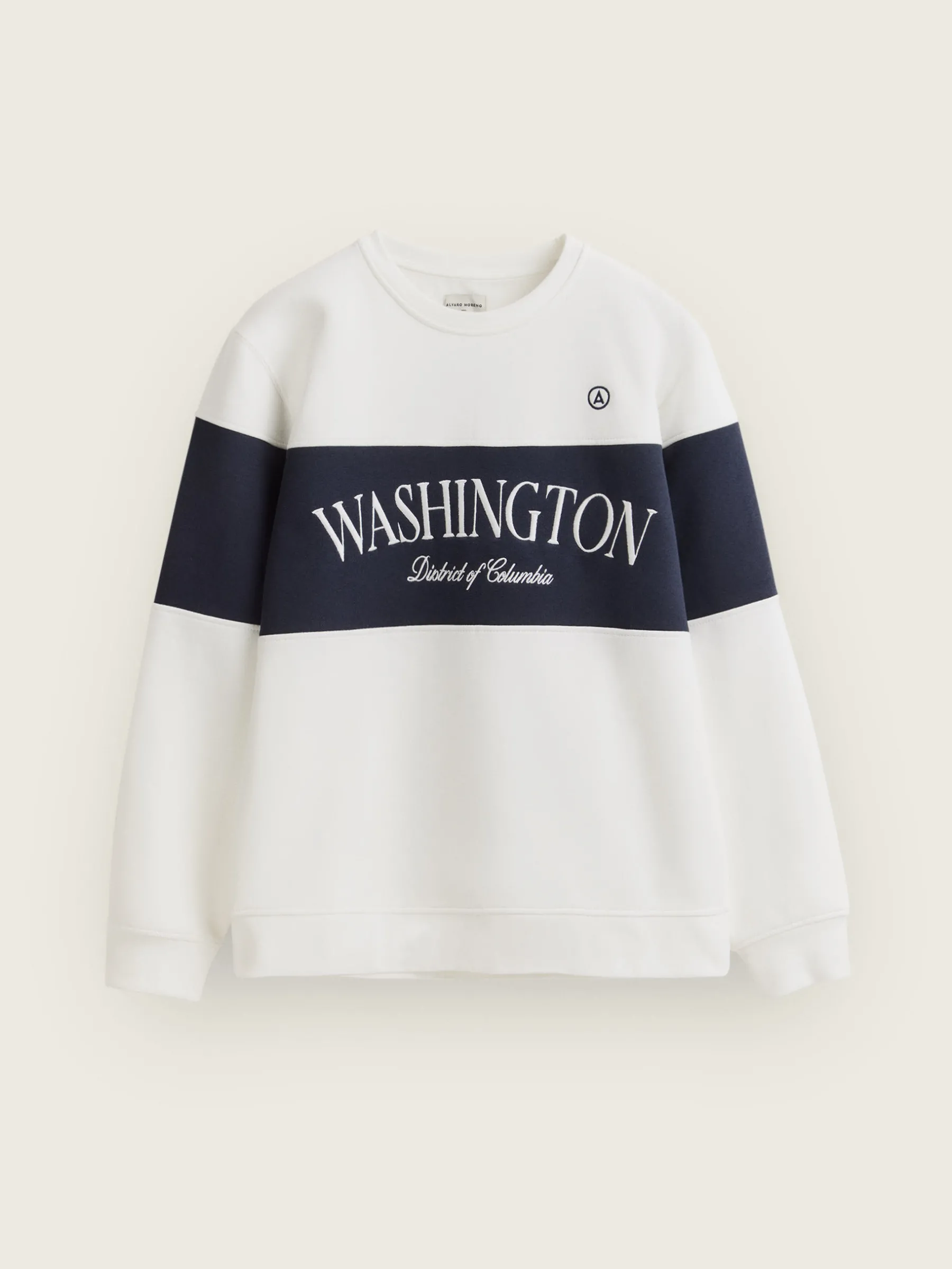 Sudaderas<Alvaro Moreno SUDADERA WASHINGTON Blanco